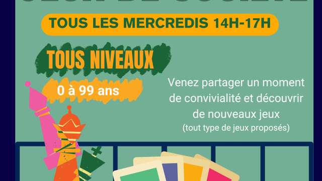 Atelier jeux de société