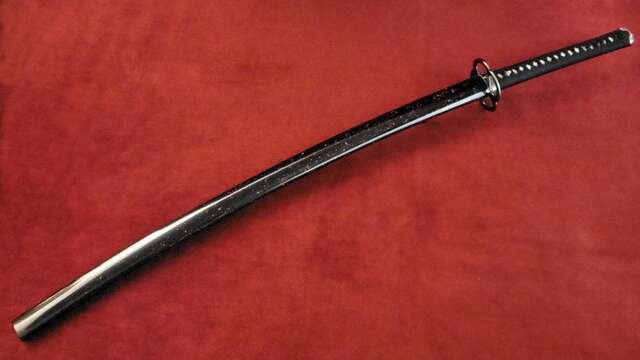 Démonstration de sabre japonais