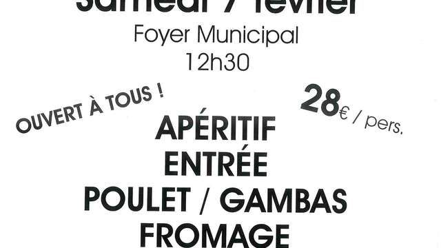 REPAS DU COMITÉ DES VILLES JUMELÉES