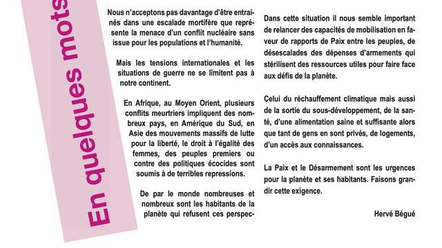 CULTURES DE PAIX