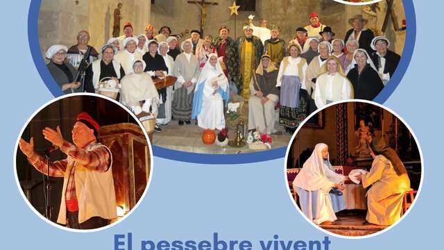 "EL PESSEBRE VIVENT" AMB EL "GRUP CANTARELLES" DE SANT-ANDREU