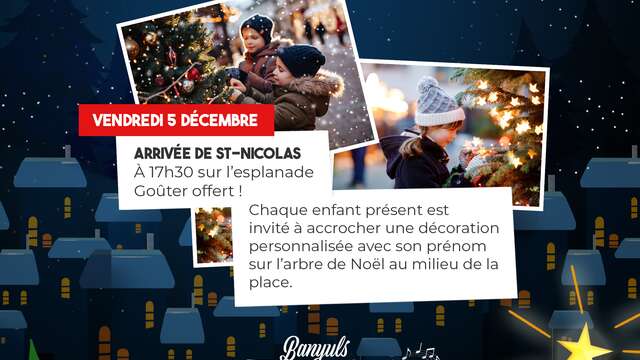 BANYULS S'ILLUMINE & ARRIVEE DE ST-NICOLAS