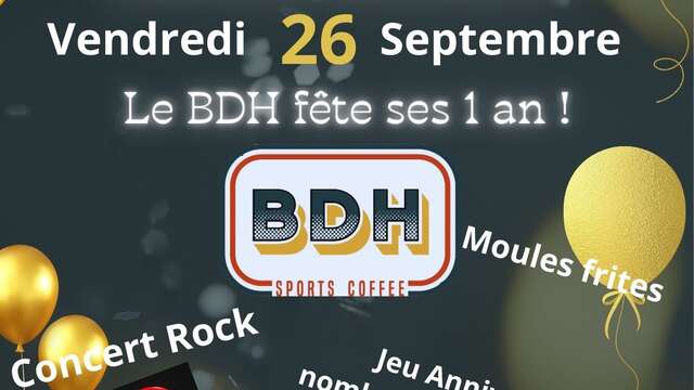 Soirée Evenement au BDH