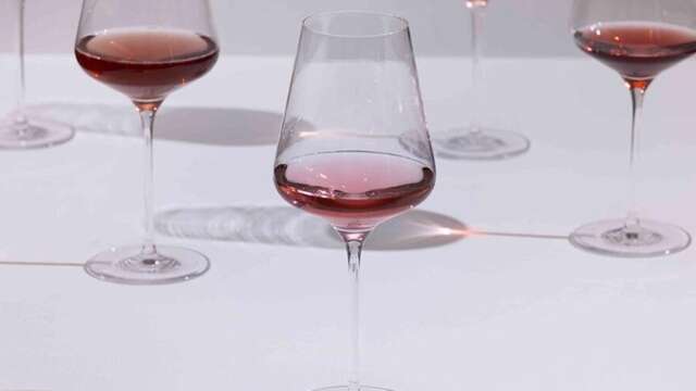 Visite un verre à la main Clélia Berthier