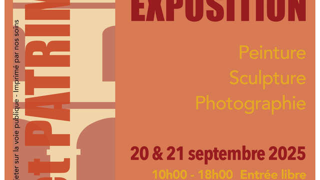 Journées Européennes du Patrimoine 2025 - Exposition Art et Patrimoine