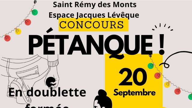 Concours de pétanque