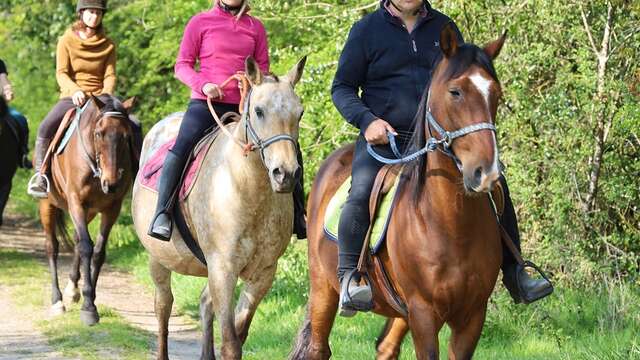 BALADE À CHEVAL - LE DOMAINE DES PIERRES JUMELLES