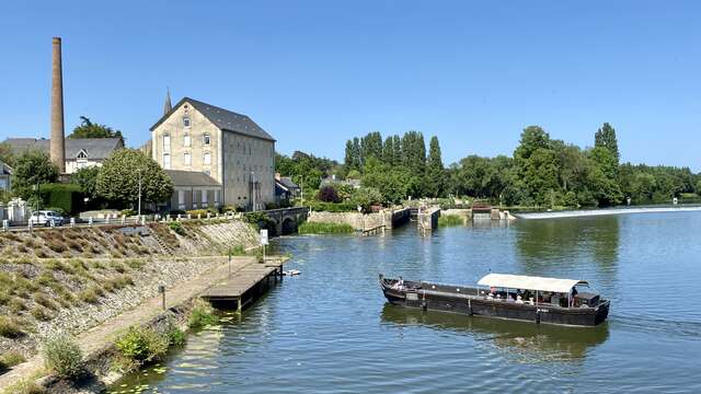 Bateau promenade "La Gogane" à Cheffes, Châteauneuf-sur-Sarthe et Morannes-sur-Sarthe