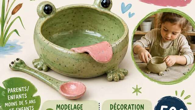 ATELIER - Créer ton bol en grenouille