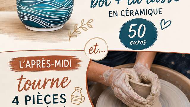 ATELIER - décore ton bol et ta tasse