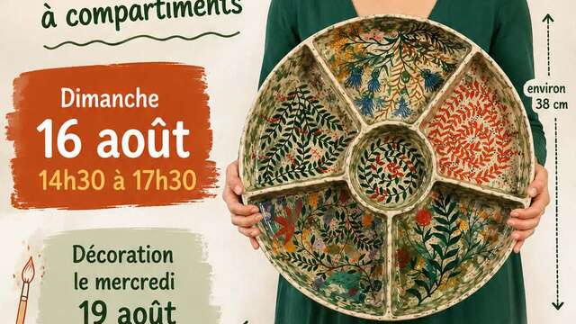 ATELIER - Fabrique ton plat rond XXL