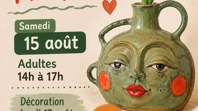 ATELIER - Fabrique ton vase Lulu Farfelu