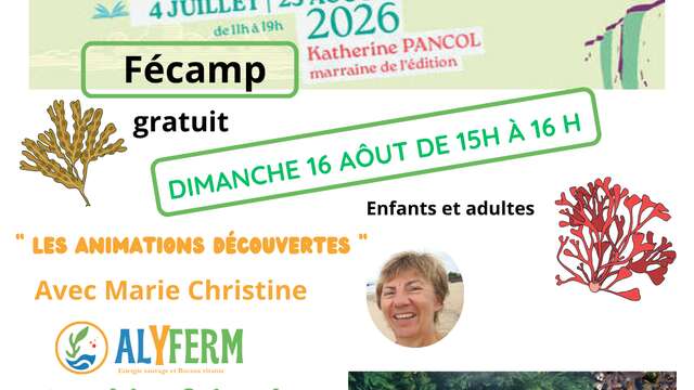 ATELIER - Les bienfaits des algues avec Alyferm