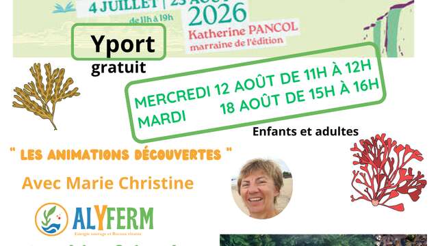 ATELIER - Les bienfaits des algues avec Alyferm