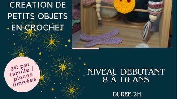 Atelier crochet enfants-parents ou grands-parents