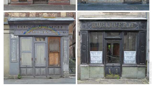 Exposition "Les vitrines Orphelines - La France sillonée par Franck Delautre"