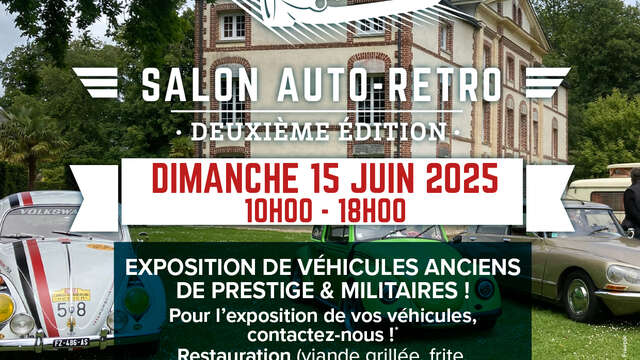 Salon auto rétro aux jardins de Bracquetuit