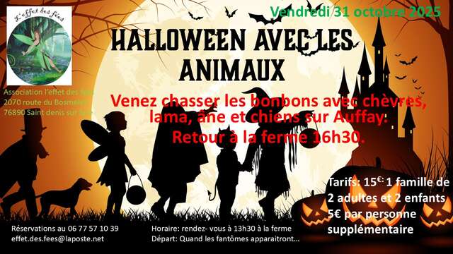Halloween avec les animaux