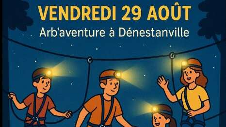 Soirée nocturne Accrobranche