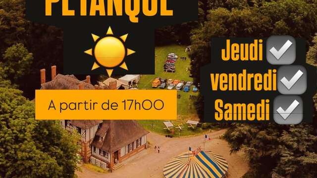 Afterwork pétanque au Manoir de Fumechon