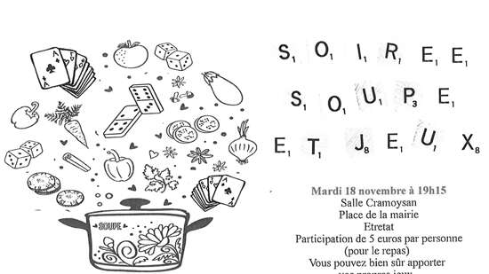 Soirée soupe et jeux