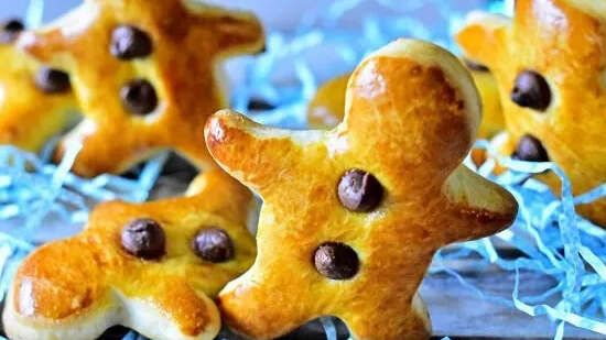 Atelier pâtisserie :  Maneles - Brioche bonhomme de Saint-Nicolas