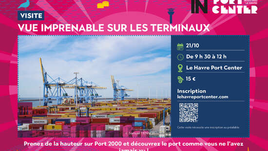 Visite guidée : Vue imprenable sur les terminaux