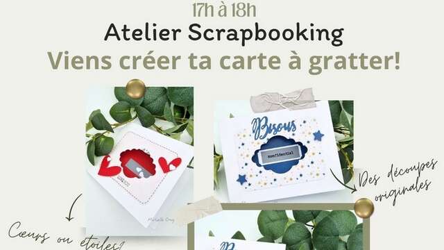 Atelier Scrapbooking – Carte à gratter