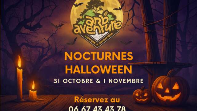 Nocturne d'Halloween Arb'aventure
