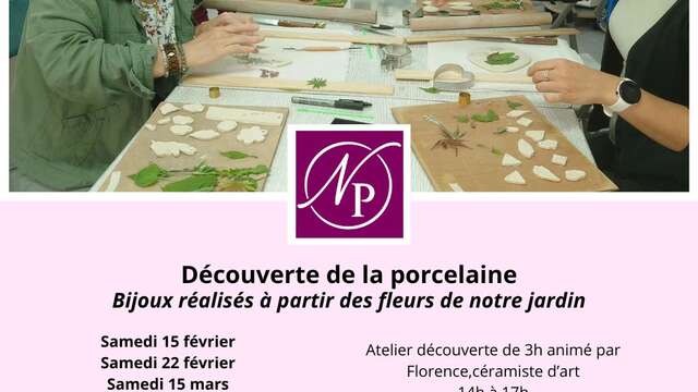 Atelier bijoux en porcelaine