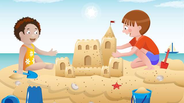 Jeux de plage pour enfants