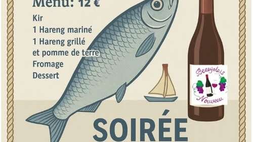 [COMPLET] Soirée Harengs et beaujolais