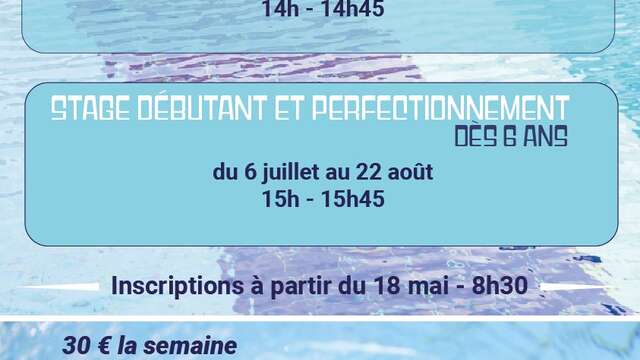Stage de natation 2026