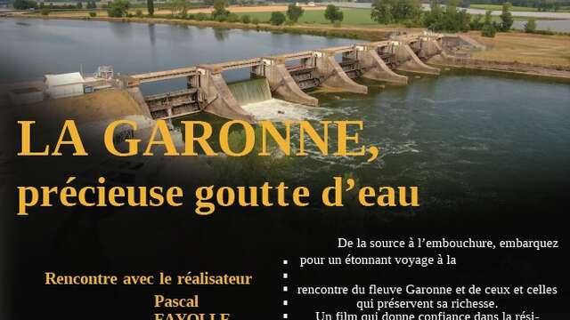 Conférence "La Garonne, précieuse goutte d'eau"