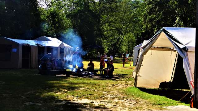 Le Pont nature camping area