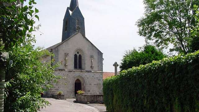 Eglise Saint-Priest - Croix reliquaire processionnelle