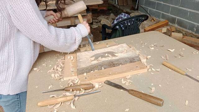 Séverine LECHEVALIER, Sculptrice sur bois