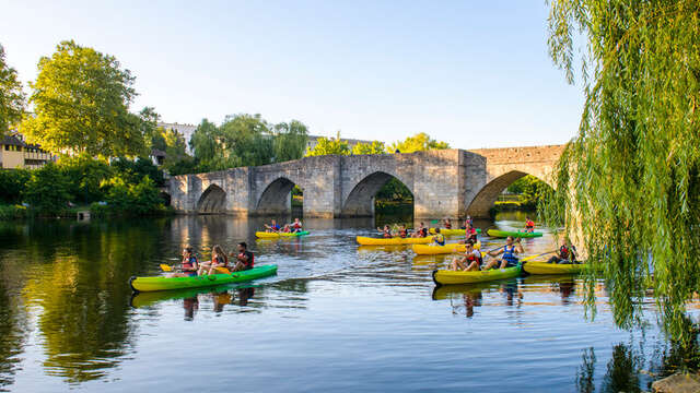 Visite guidée en canoë, Limoges au fil de l'eau