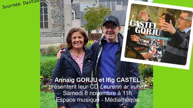 Présentation du CD Leurenn ar vuhez avec Ifig Castel et Anaïg Gorju