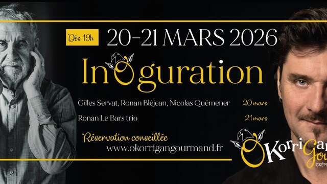 InOguration O' Korrigan Gourmand - Gilles Servat & Ronan Le Bars Trio