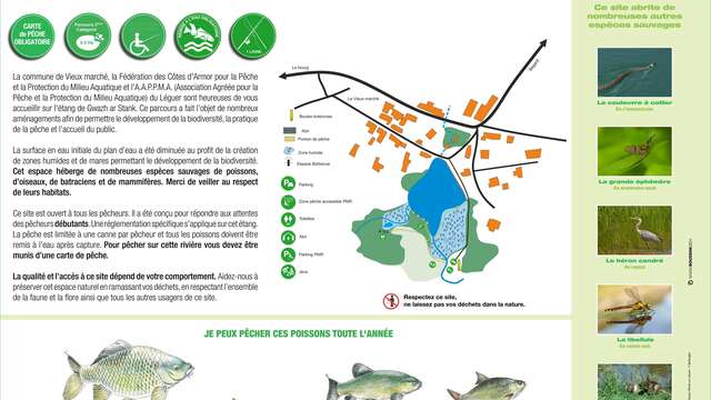 Parcours Découverte de l'étang de Gwazh ar Stank