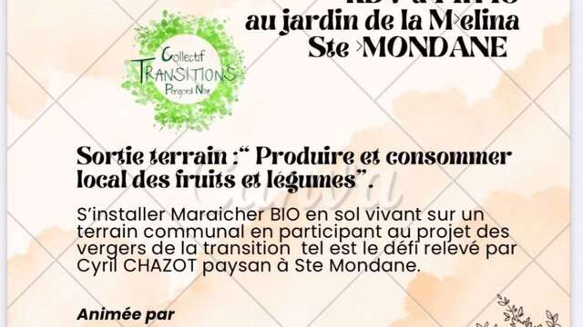 Sortie terrain – Produire et consommer local des fruits et légumes