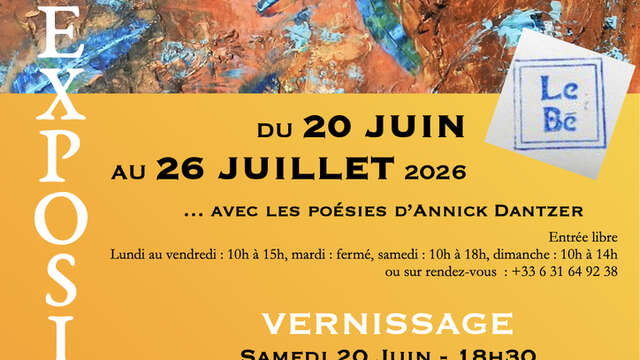 Exposition de peintures et poésies