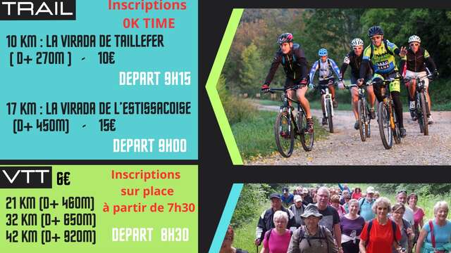 Randonnée pédestre et VTT et Trail