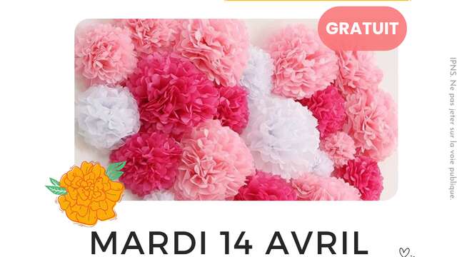 Atelier fleurs en papier