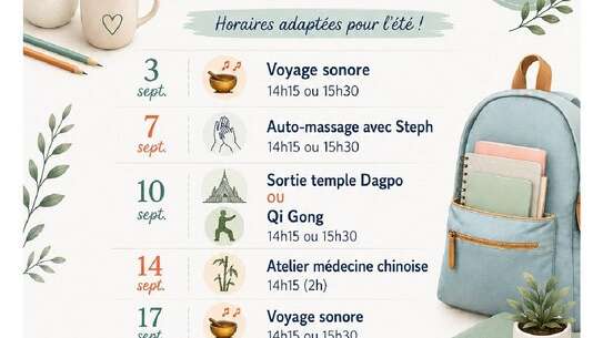 Atelier Seniors : auto-massage