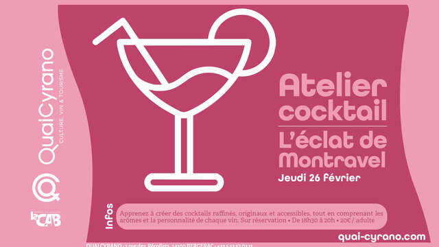 Atelier cocktail | L’éclat de Montravel