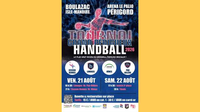 Tournoi Grand Périgueux handball 2026