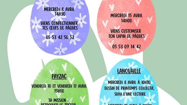 Atelier animation Pâques