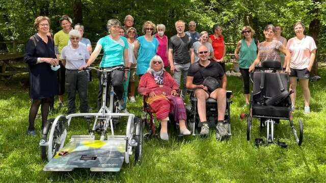 Randonnée avec l'association "ça roule pour toi"